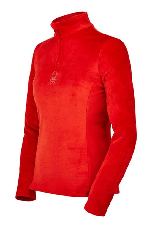 Top Spyder Shimmer Bug Zip T-Neck Pulse Para Mujer Mexico MX40918